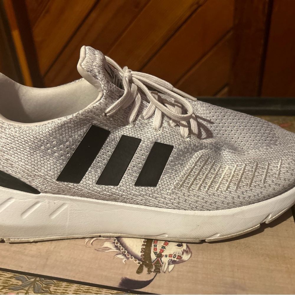 Adidas Light Gray Black Womens Swift 22 worn once